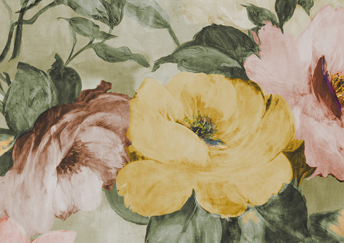 Amelia Faux Silk, Honeydew - Motorised Roman Blind - Image 7